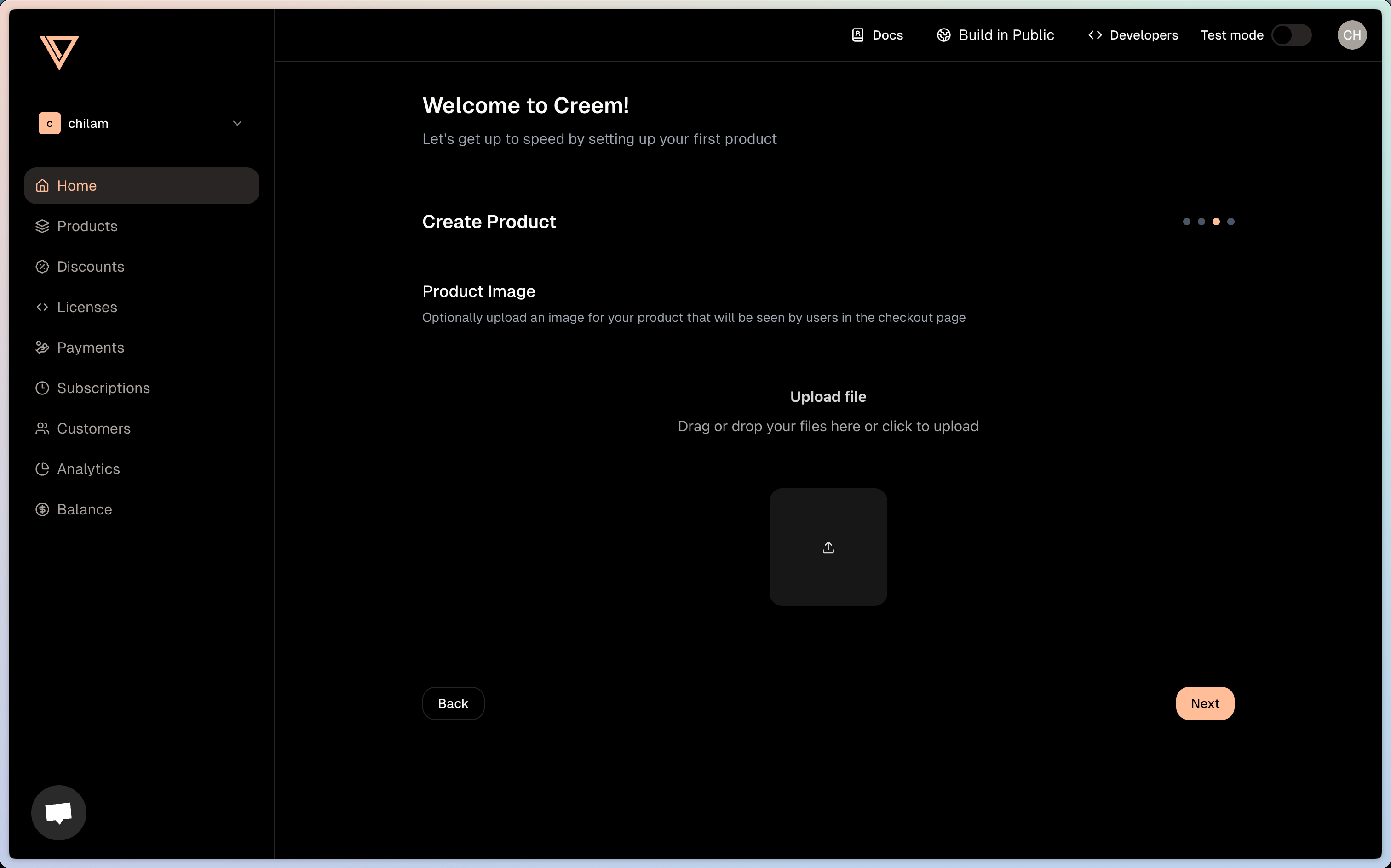create product 3