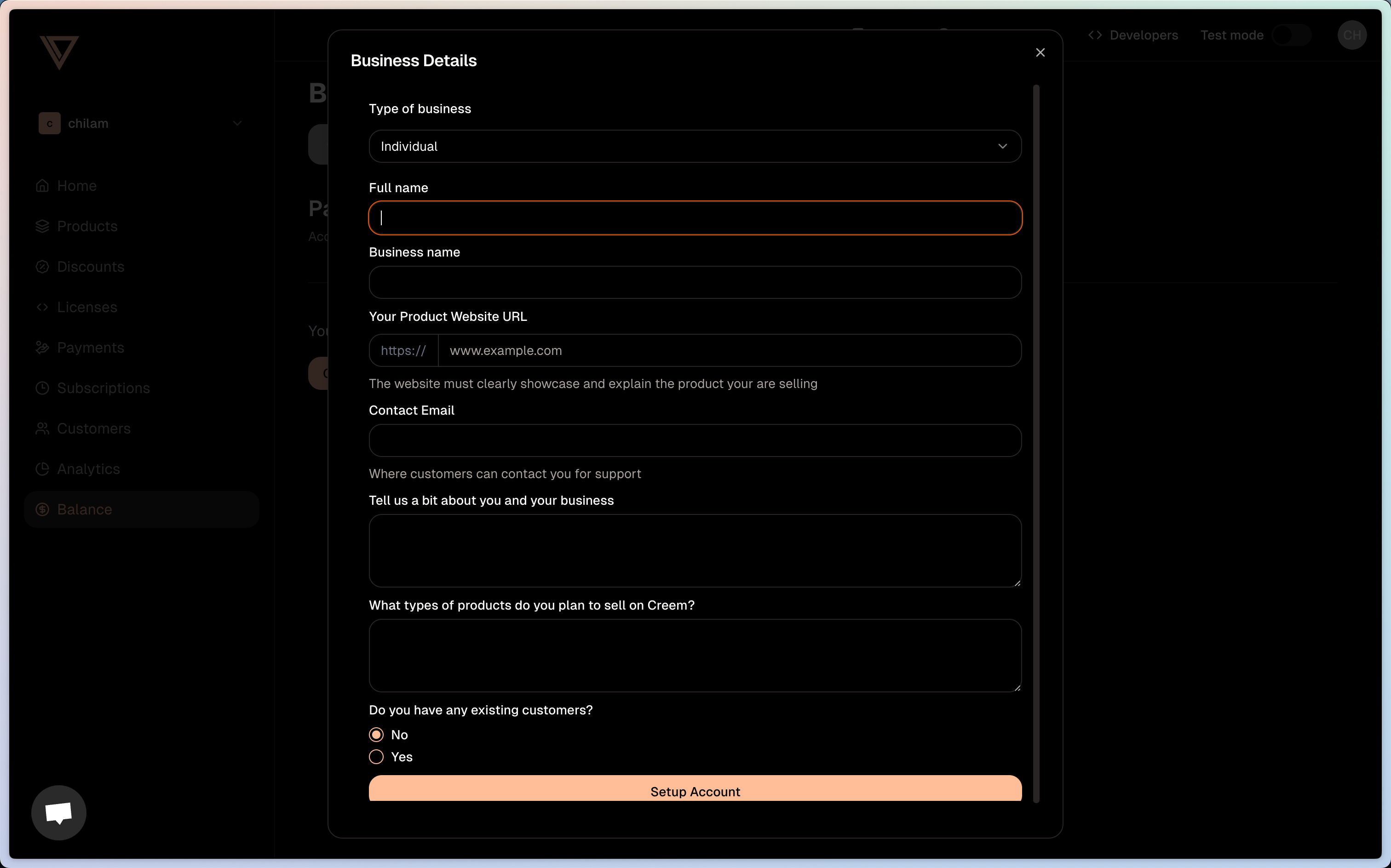 payout account config 3